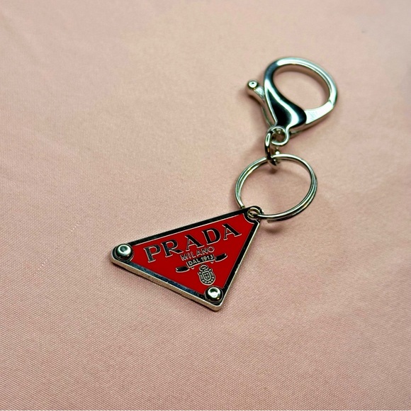 Authentic Red Prada Repurposed Keychain - Picture 4 of 6